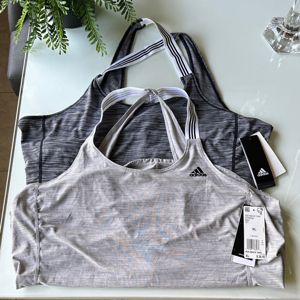 Adidas Women's Dual-Tone Sports Bras bundle